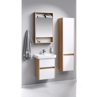 Шкаф-пенал Aqwella City SIT0535DB подвесной 35 см